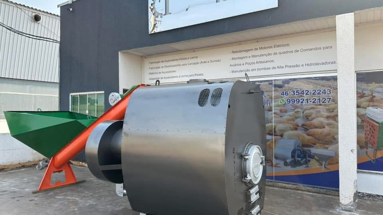 Aquecedor Titan — equipamento em frente à Aquecedores Toniolli